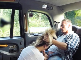 Eva Johnson gives a great head and gets fucked in the taxi